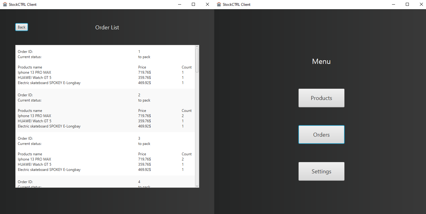 StockCTRL-screenshots